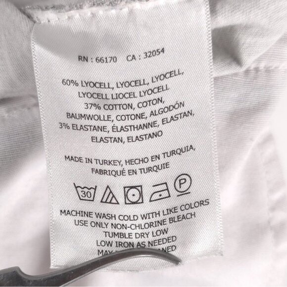 ANTHROPOLOGIE Bowery Black White Pineapple Print Ankle Pants Size 16R - Picture 14 of 14